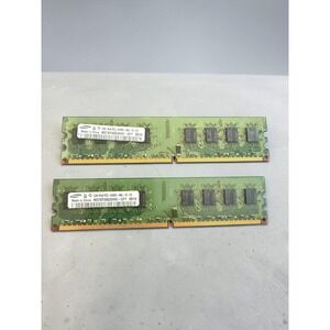 Samsung 4GB 2x2GB DDR2 RAM PC2-6400U 800MHz Desktop‎ Memory M378T5663EH3-CF7